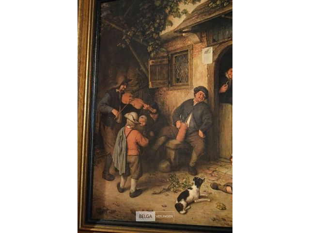 Schilderij kopie adrian van ostade 1621-1644 - afbeelding 3 van  4