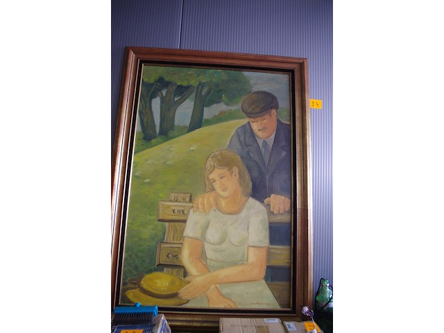Schilderij koppel - afbeelding 1 van  2