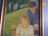 Schilderij koppel - afbeelding 1 van  2