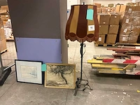 Schilderij + lamp