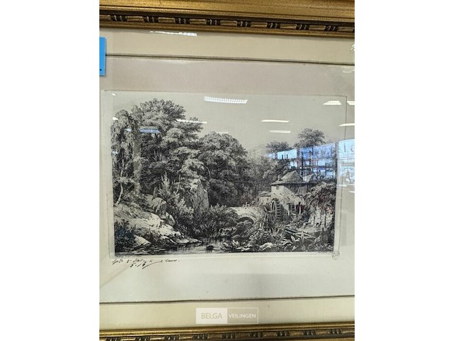 Schilderij landschap - afbeelding 2 van  3