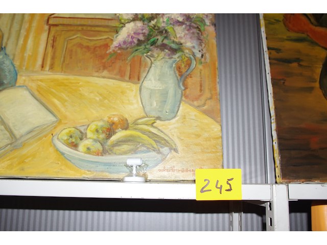 Schilderij lezende dame - afbeelding 2 van  2