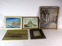 Schilderij maritiem (x5) - afbeelding 1 van  12