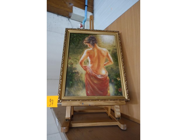 Schilderij met ezel - afbeelding 1 van  2