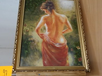 Schilderij met ezel - afbeelding 1 van  2