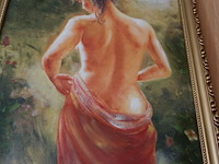 Schilderij met ezel - afbeelding 2 van  2