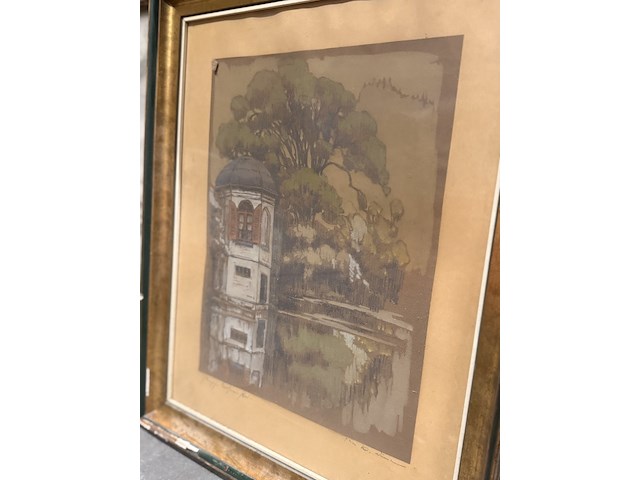 Schilderij met handtekening - afbeelding 1 van  2