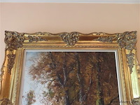 Schilderij olie op doek boszicht - afbeelding 2 van  4