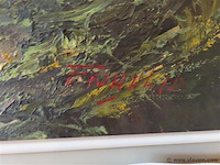 Schilderij olie op doek boszicht - afbeelding 4 van  4
