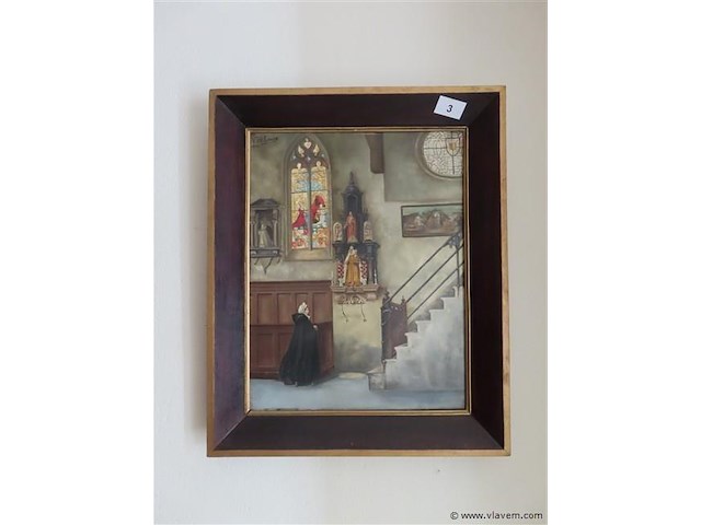 Schilderij olie op doek - afbeelding 1 van  3