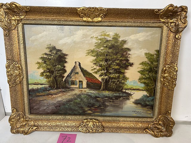 Schilderij olie op doek - afbeelding 1 van  1