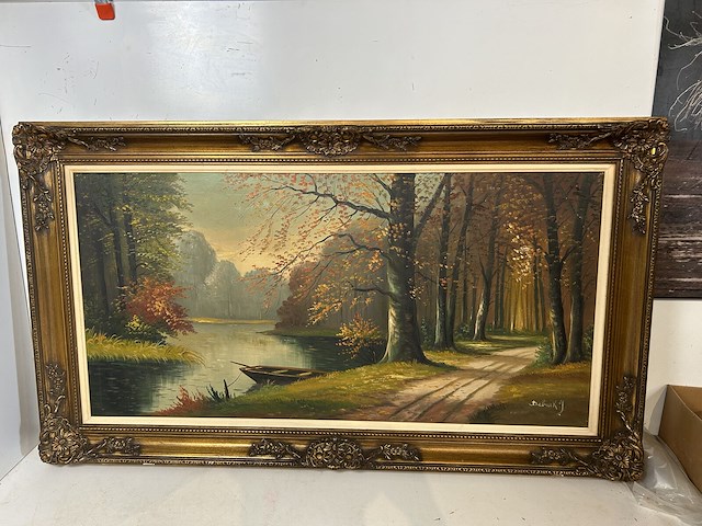 Schilderij olie op doek - afbeelding 1 van  1