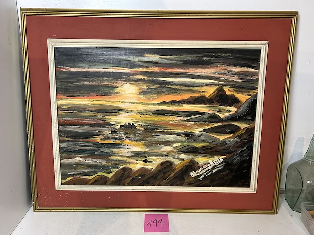Schilderij olie op doek - afbeelding 1 van  1
