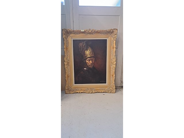 Schilderij olieverf ridder - afbeelding 1 van  3