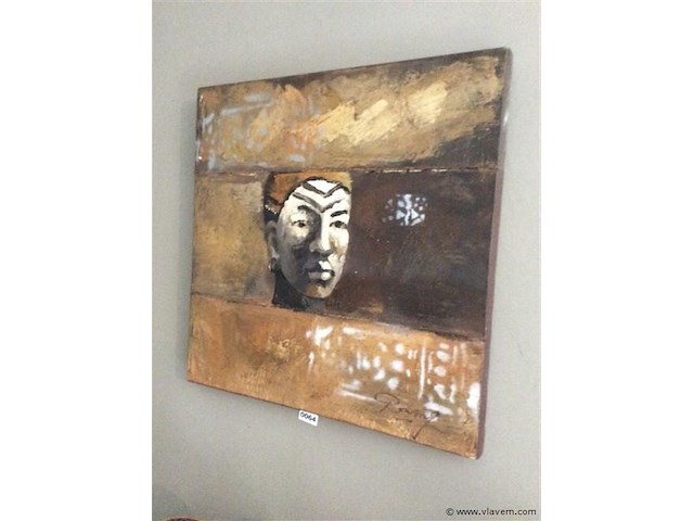 Schilderij op canvan afrikaans - afbeelding 1 van  2