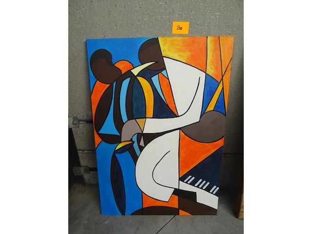 Schilderij op doek a. polanski - afbeelding 1 van  4