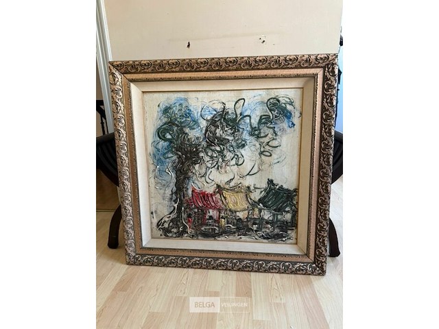 Schilderij op doek met kader - afbeelding 1 van  4