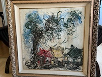 Schilderij op doek met kader - afbeelding 1 van  4