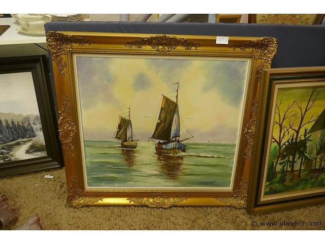 Schilderij op doek - afbeelding 2 van  2