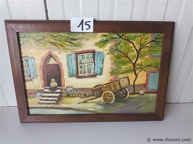 Schilderij op hout - afbeelding 1 van  3