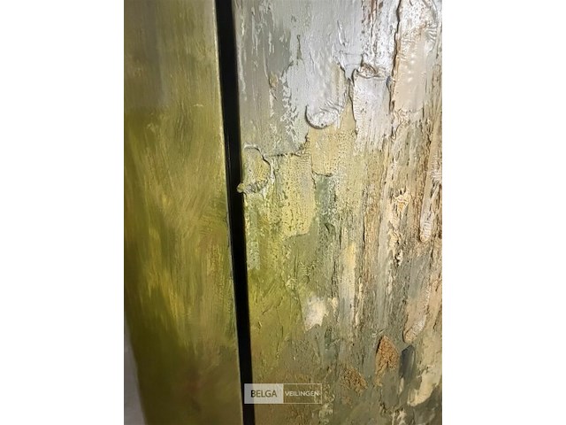 Schilderij oranje gele bloem ii - afbeelding 2 van  6