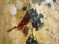 Schilderij oranje gele bloem ii - afbeelding 4 van  6