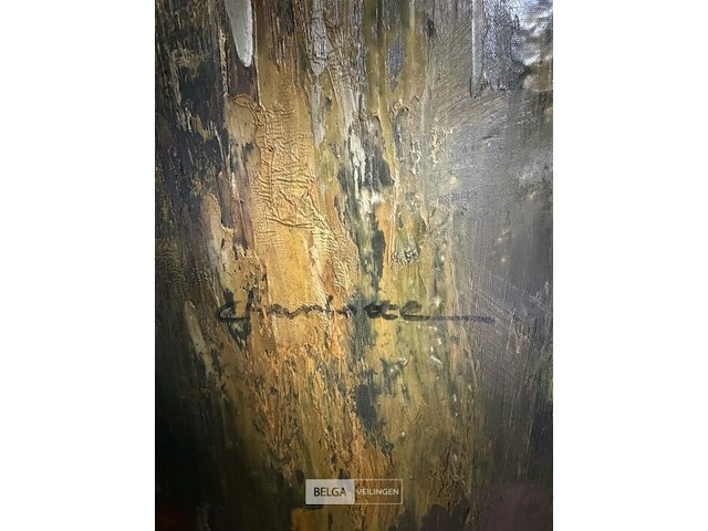 Schilderij oranje gele bloem ii - afbeelding 6 van  6