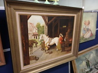 Schilderij paard willy dooms 119cmx95cm