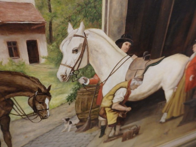 Schilderij paard willy dooms 119cmx95cm - afbeelding 2 van  4