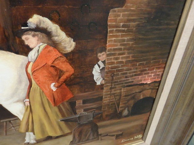 Schilderij paard willy dooms 119cmx95cm - afbeelding 4 van  4