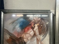 Schilderij red shirt - afbeelding 1 van  1