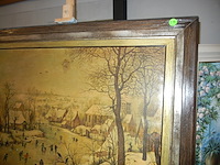 Schilderij reproductie p. brueghel - afbeelding 1 van  2