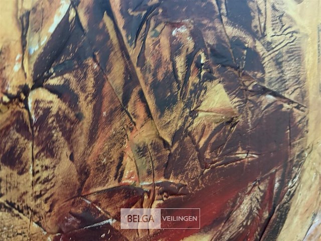 Schilderij rode zon - afbeelding 2 van  4