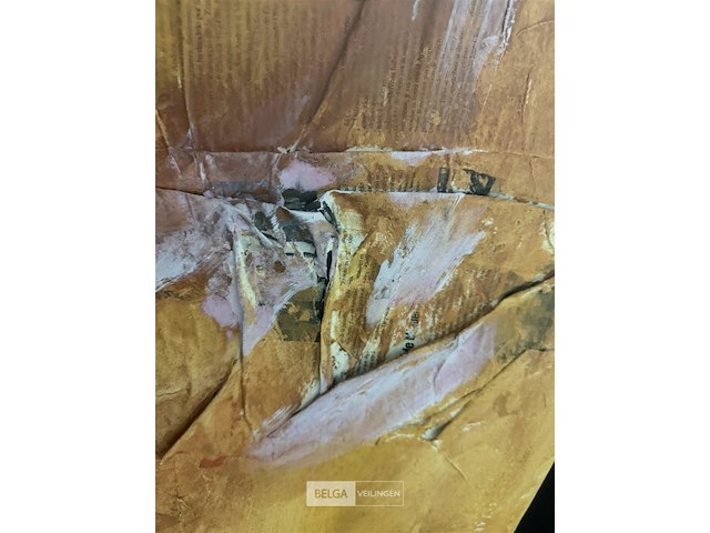 Schilderij rode zon - afbeelding 4 van  4