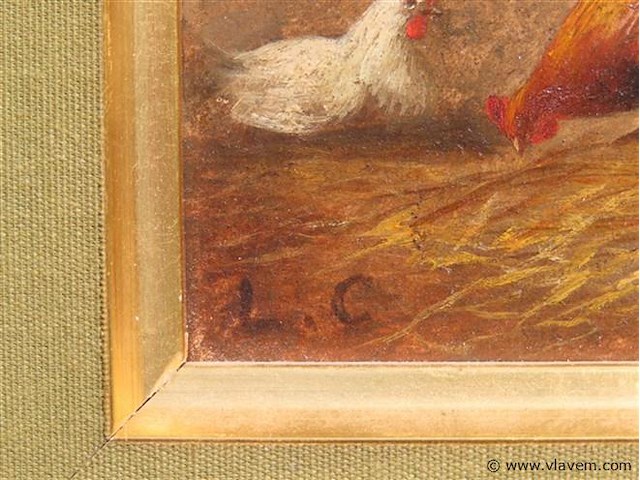 Schilderij schapen op stal - afbeelding 5 van  5