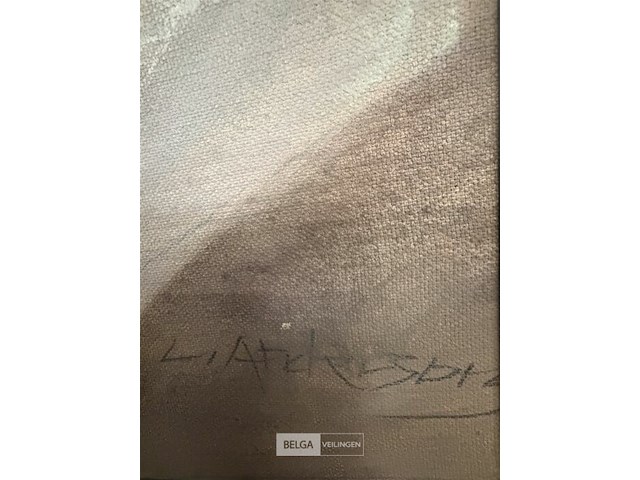 Schilderij sitting lady - afbeelding 2 van  2