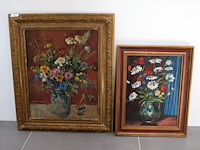 Schilderij stilleven (x2) - afbeelding 1 van  9