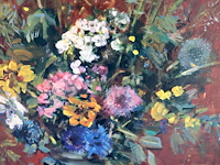 Schilderij stilleven (x2) - afbeelding 3 van  9