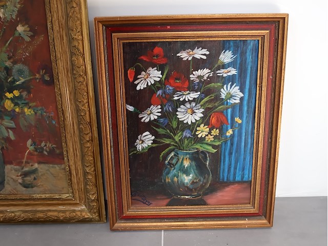 Schilderij stilleven (x2) - afbeelding 6 van  9