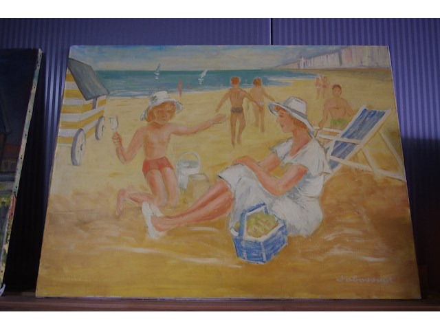 Schilderij strand - afbeelding 1 van  2