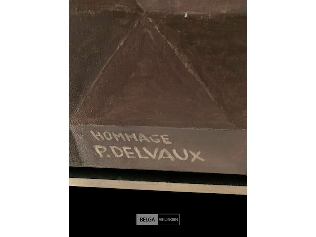 Schilderij treinen paul delvaux - afbeelding 3 van  3