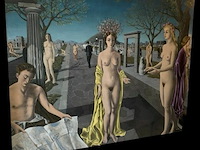 Schilderij tuinen paul delvaux - afbeelding 1 van  3