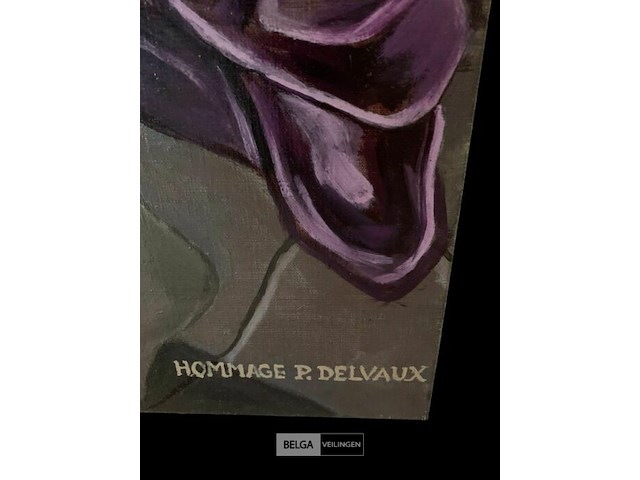 Schilderij tuinen paul delvaux - afbeelding 2 van  3