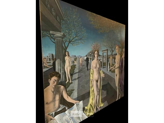 Schilderij tuinen paul delvaux - afbeelding 3 van  3