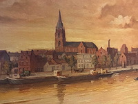 Schilderij voorstellende riverzicht - afbeelding 3 van  6