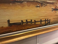 Schilderij voorstellende riverzicht - afbeelding 4 van  6