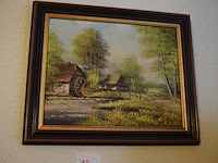 Schilderij watermolen