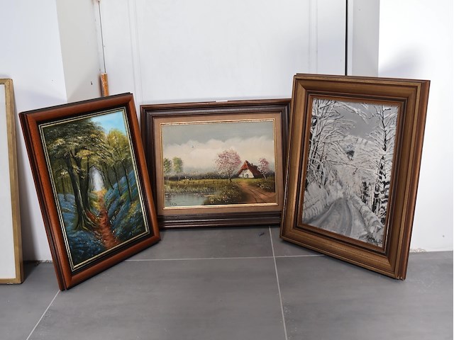 Schilderij (x3) - afbeelding 1 van  12