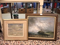 Schilderij zee (x2) - afbeelding 1 van  8