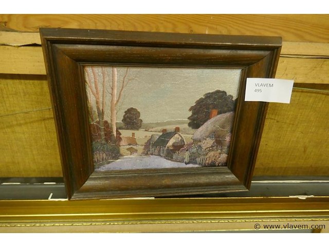 Schilderijtje op paneel - afbeelding 1 van  1